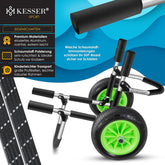 KESSER® Transportkar voor Surfplank - Vouwbaar - Zwart